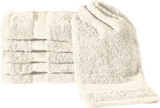 REDBEST Gästehandtuch Gästetuch "Chicago" 6er-Pack, Frottier (6-St), Walk-Frottier Uni