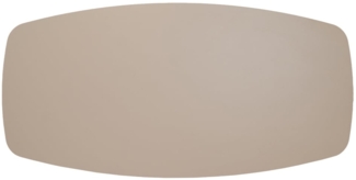 Bronx71 Tischplatte Otis dänisch oval beige Melamin 240 x 120 cm