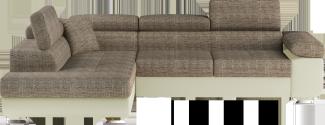 Anton, Ecksofa, Eckcouch, Beige