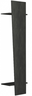 Dmora Eingangsmöbel Allinko, moderner Multifunktionseingang, Mehrzweckschrank für die Eingangshalle, 100 % Made in Italy, 50 x 30 x 200 cm, Anthrazit,