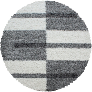 Ayyildiz Teppiche Hochflor-Teppich Gala Shaggy 2505, rund, Höhe: 30 mm, Wohnzimmer