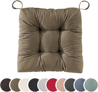 sleepling Stuhlkissen Eva, für Indoor und Outdoor, mit Klettverschluss, abriebfest und langlebig