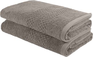 OTTO home Saunatuch Regona, 80x200cm, flauschig und weich, 100% Baumwolle, 500 gr/m², Frottier (Set, 2-St), Premium Handtücher mit Bordüre, Handtuch-Set, 5 Jahre Garantie