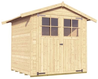 WEKA Gartenhaus 316 Gr. 2 198x194 Gerätehaus aus Holz Geräteschrank mit 19 mm Wandstärke Gartenhaus