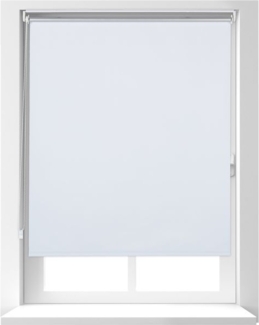 Weißes Thermorollo 160 cm lang