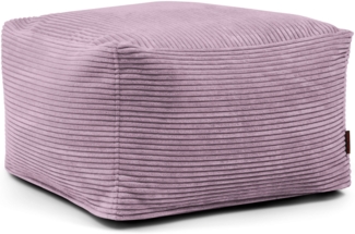 Sitzsack ‘Softbox‘, Bezugstoff - Waves, 100% Polyester, Lilac, 40x70x70 cm.