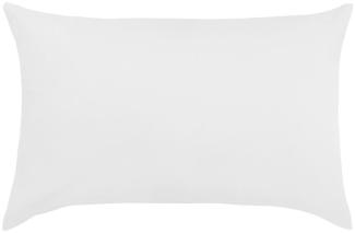 Traumschlaf Premium Interlock Kissenbezug|40x60 cm| weiss