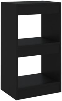 vidaXL Bücherregal/Raumteiler Schwarz 40x30x72 cm 811602