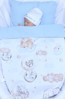 Babydecke Babydecke Waffelpiqué Baumwolle Kuscheldecke Kinderwagendecke, Primawela