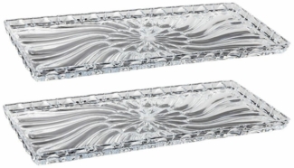 WESTMARK Kuchenplatte 2 Stollen- und Kuchenplatten, Bruchunempfindlich, Glasoptik, Kunststof, PS