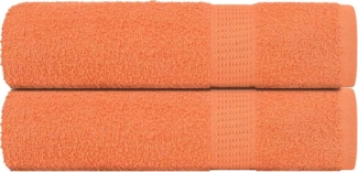 Badetücher 2 Stk. Orange 100x150 cm 360 g/m² 100% Baumwolle 136908