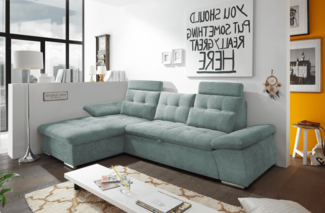 Ecksofa Medan Ice Blue – Stil & Funktion vereint