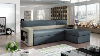 Wohnideebilder Rico Dunkelblau Ecksofas & Eckcouches R26