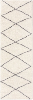 benuta Läufer Benno, rechteckig, Höhe: 21 mm, Kunstfaser, Berber, Ethno-Style, Wohnzimmer