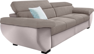 COTTA 2,5-Sitzer Speedway, Big-Sofa mit Kopfteilverstellung