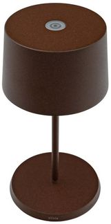 Zafferano LED Tischleuchte Olivia Mini Pro Kabellose Akku LED Tischle für Innen+ Außenbereich, LED fest integriert