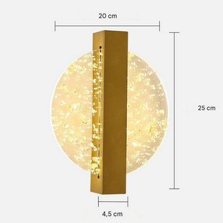 Riserva LED Wandleuchte Moderne Wandleuchte, Acryl Wandleuchte,für Wohnzimmer,Treppenhaus,Flur, Einfache Installation, klassisch und schlicht