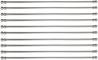VHG Beschwerungsgewicht " Dira" Beschwerungsstab für Schiebegardinen, Paneele, Schiebegardinen, Vorhang, Zubehör, 61 cm, (Packung, 10-tlg), zum Einschieben