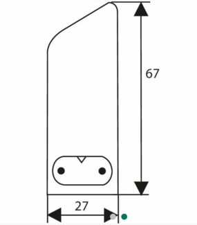 NABER Giro-S LED mit Schalter Unterbauleuchte / 908 mm / Silberfarbig / A+ / 16 Watt / Neutralweiß
