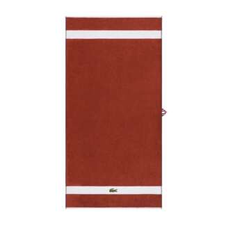 Lacoste Frottier Handtücher Casual|Handtuch 55x100 cm| terre-battue