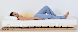 BIO-FORM-WENDE 7-Zonen Naturlatex-Matratze 90 x 200 cm