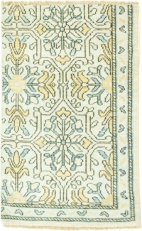 Morgenland Designer Teppich - 93 x 58 cm - beige
