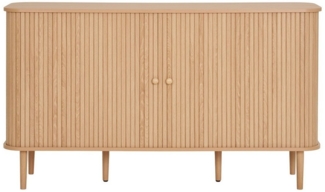 House Nordic Sideboard 2 Türen, 4 Fächer, in eichfarbig - 40 x 79 x 140 (BxHxT)