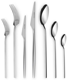 Karaca Besteck-Set Karaca Look Besteckset für 12 Personen 84-teilig Edelstahl Silber, 12 Personen