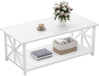 Couchtisch mit Stauraum 100cm Industriestil Rustikales Design