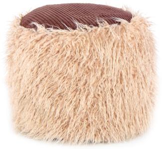 Pouf Adena 100 Beige