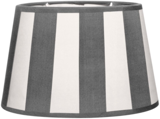 Brillibrum Lampenschirm Lampenschirm gestreift oval rund Streifenmuster E27 E14