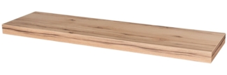 Levandeo® Wandregal, Wandboard Bobby 80cm Kernbuche - Wandregal Regal Board Bord