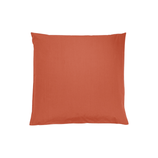 Bio Kissenbezug Soft Perkal Orange 80 x 80 cm