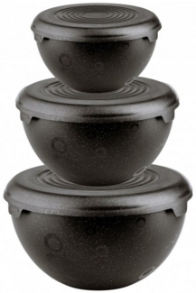 Practic Schüssel, 3er-Set Plastik-Küchenschüsseln 1,5l 3l 6l