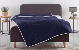 my home Microfaserbettdecke Microlux, Bettdecke 135x200 cm, 155x220 cm, 200x200 cm, Füllung: Polyester (3D-Klimafaser), Bezug: Polyester (Microfaser-Feinbatist), Bettdecken in 4 Farben, Sommer, Winter, 4 Jahreszeiten, Decke