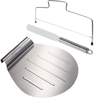 Goldbeing Kuchenheber Set Tortenheber Streichpalette Edelstahl Silber