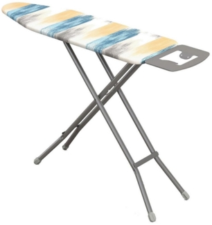 COSTWAY Bügelbrett, Bügelfläche 42x121 cm, klappbar mit Eisenablage, 7 Verstellbarer Höhe, 121x42cm