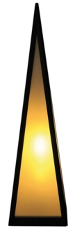 Luxform LED Gartenleuchte Luxform Garten Beleuchtung Batteriebetriebene Pyramidenlampe - 45 cm, LED fest integriert, Standleuchte Garten