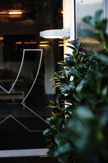 Lutec Origo Wandlampe Aussenlampe Aussenleuchte Silber 1849 Si