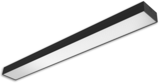 ISOLED LED Langfeldleuchte, 120x12cm, schwarz, 25303540W, UGR