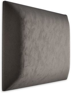 Muralo Samt Wandkissen Stoff Polsterpaneel Schlafzimmer Wohnzimmer Bett Wandpolster Bettkopfteil Lendekissen Modern Luxus Gepolstert Polster Paneel (Graphit, 40x40 cm)