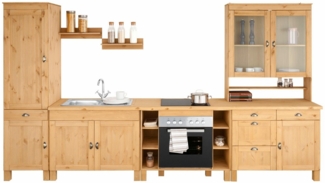 Home affaire Küchenzeile Oslo, Breite 350 cm, Arbeitsplatte 35mm stark, ohne E-Geräte