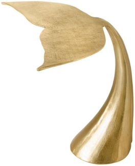 Licht-Erlebnisse Beistelltisch INDUS, Handarbeit aus Metall in Gold 70 x 50 x 65 cm (LxBxH)