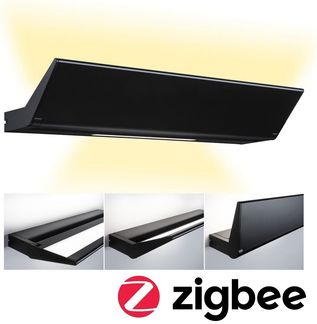 Paulmann 79507 LED Wandleuchte Smart Home Zigbee Ranva schwarz tunable white