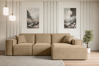 ALTDECOR Ecksofa SERRA-L, Sofa Praktische Bequeme Funktionsecke Couch L-Form Eckcouch, Corner Sofa U-Form Vielseitige Sofa Wohnlandschaft Wohnzimmer