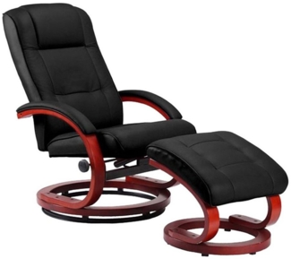 MCW Massagesessel Pescatori II, Um 360° drehbar, Mit Massagefunktion, Inkl. Hocker, neigbar