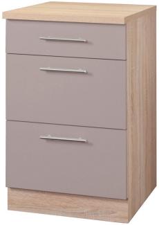 wiho Küchen Unterschrank Montana 50 cm breit mit 2 Auszügen