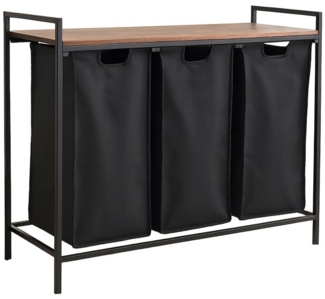 Wäschesammler 3 Fächer mit Ablage 10052113_8208