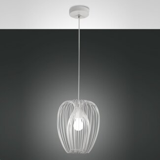 Fabas Luce 3677-40-102 Pendelleuchte Camp 25cm weiss E27