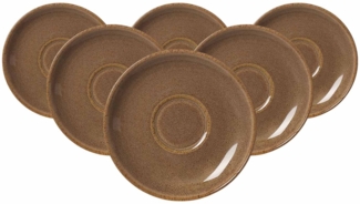 Ritzenhoff & Breker Sahara Espressountertasse ø 11,5 cm 6er Set - Hellbraun